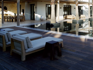 GIJS - Upholstered fabric Garden daybed by Piet Boon - view 3